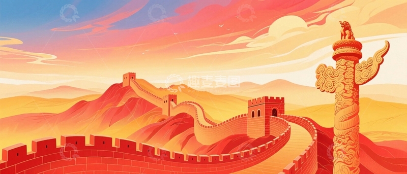 高清大图下载【趣麦麦图】万里长城壮丽风光19