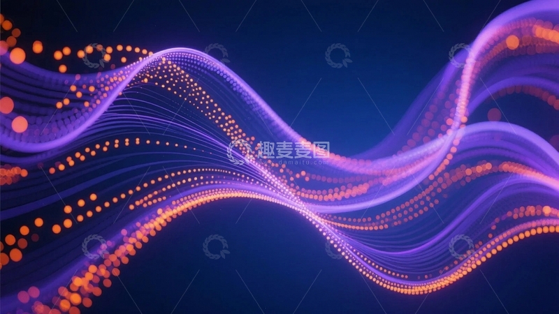 高清大图下载【趣麦麦图】律动光波的科技之美1