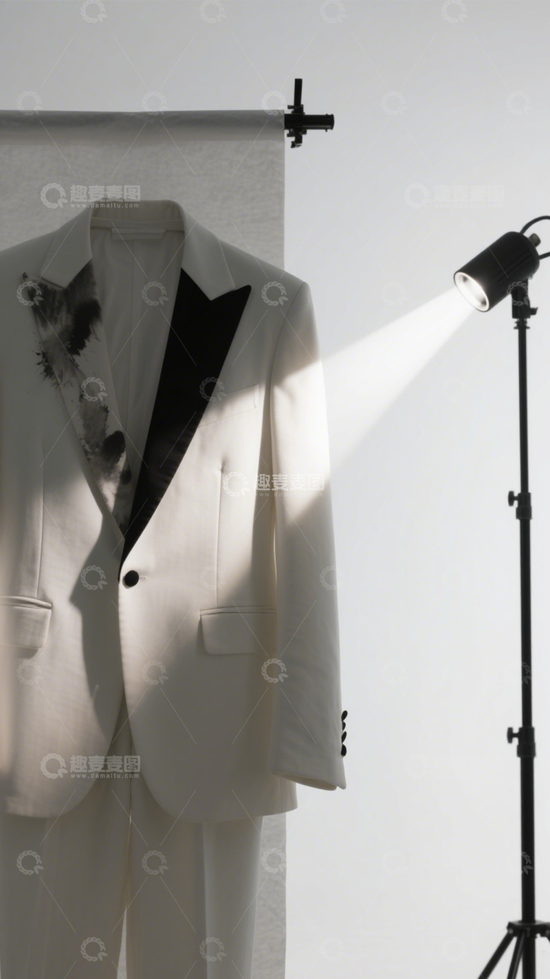 高清大图下载【趣麦麦图】水墨西装的时尚质感2