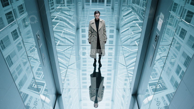 高清大图下载【趣麦麦图】电梯里的镜像时尚2