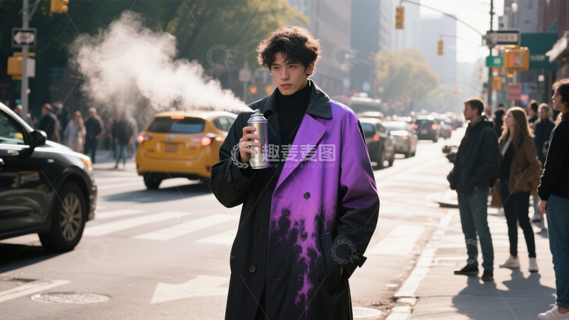 高清大图下载【趣麦麦图】街头潮流青年瞬间2