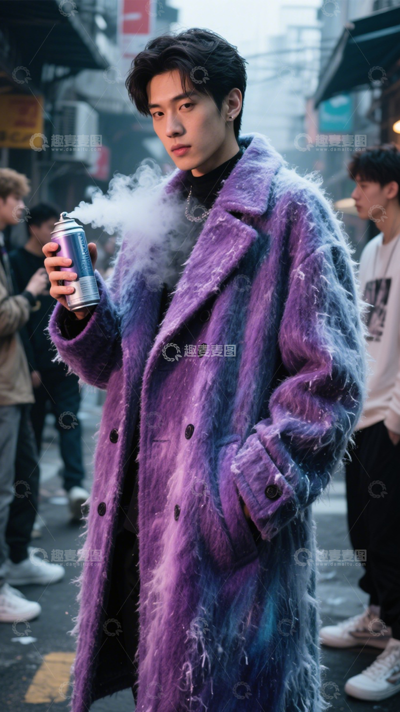 高清大图下载【趣麦麦图】街头潮流青年瞬间
