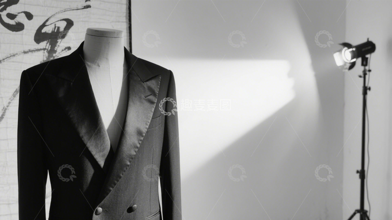 高清大图下载【趣麦麦图】水墨西装的时尚质感3