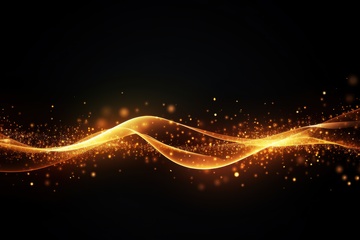 金色光束线条背景