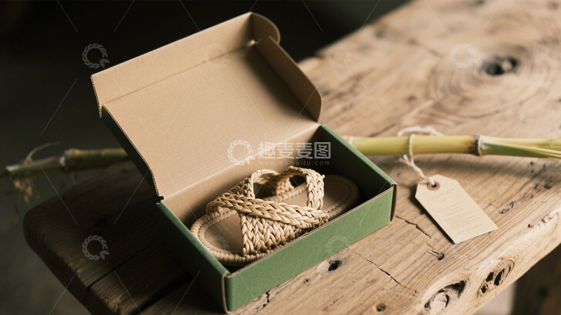 高清大图下载【趣麦麦图】藤编鞋履的自然质朴3