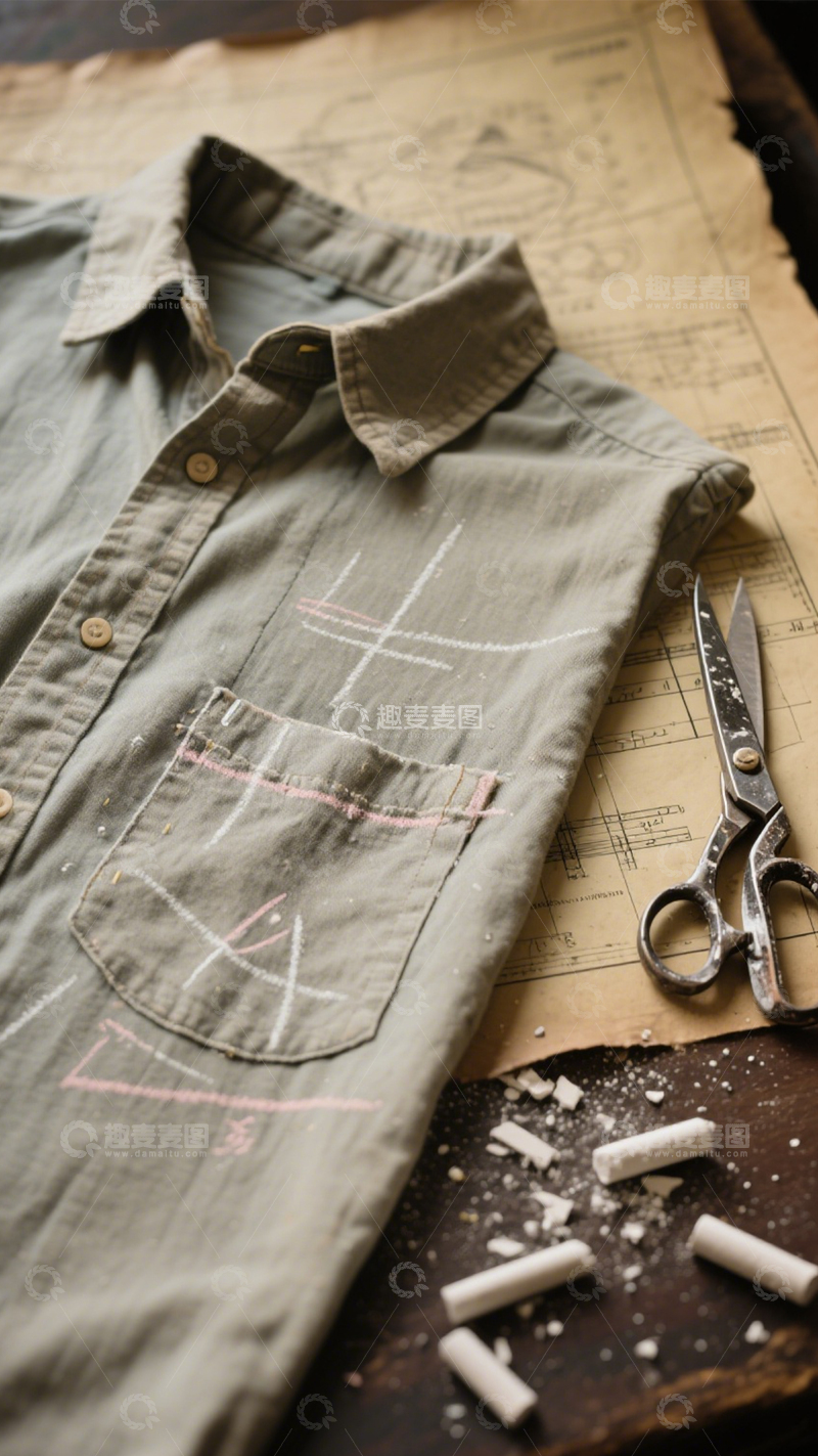 高清大图下载【趣麦麦图】手工改造的创意粉笔