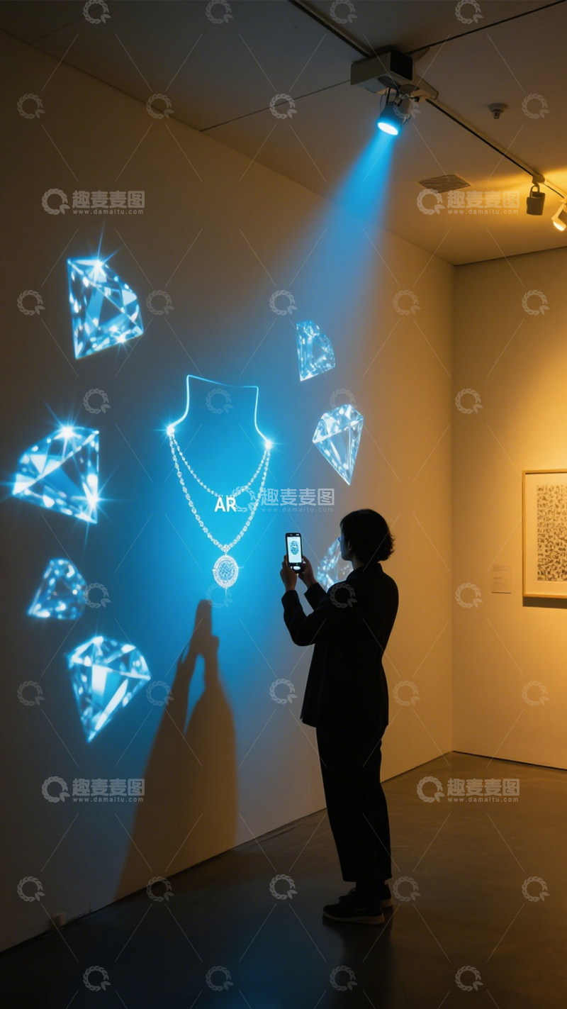 高清大图下载【趣麦麦图】数字艺术展的投影魅力2