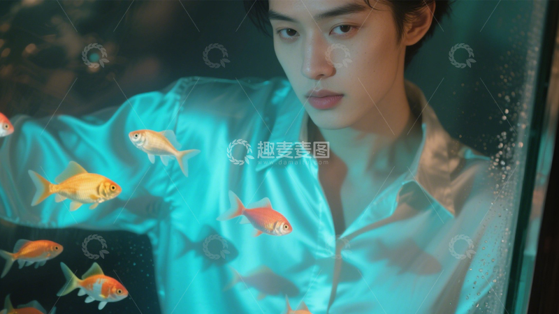 高清大图下载【趣麦麦图】海洋凝视的梦幻互动