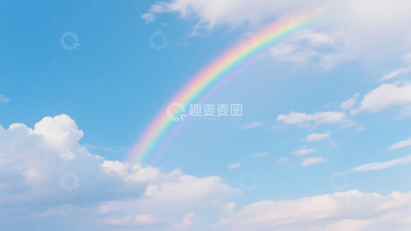 高清大图下载【趣麦麦图】彩虹天气实拍素材