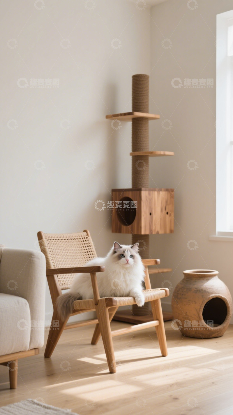 高清大图下载【趣麦麦图】猫咪居所的慵懒治愈2