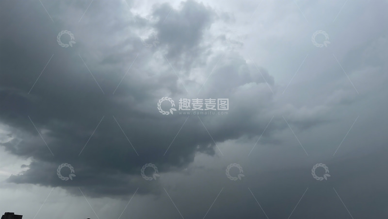 将要下雨阴天乌云密布实拍