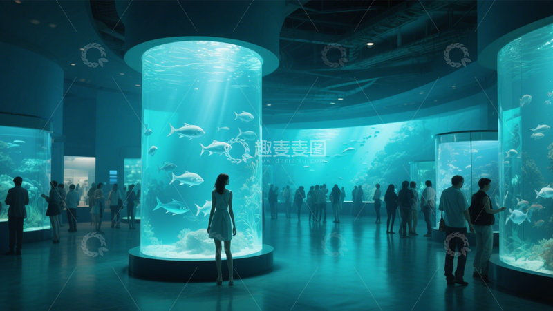 高清大图下载【趣麦麦图】海洋凝视的梦幻互动3