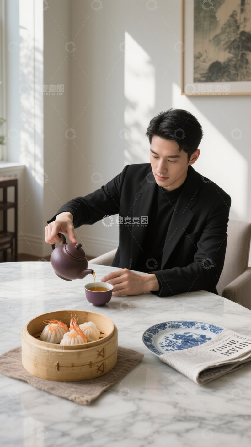 高清大图下载【趣麦麦图】茶点时光的优雅品味2