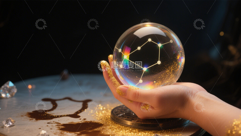 高清大图下载【趣麦麦图】咖啡占星的神秘仪式1