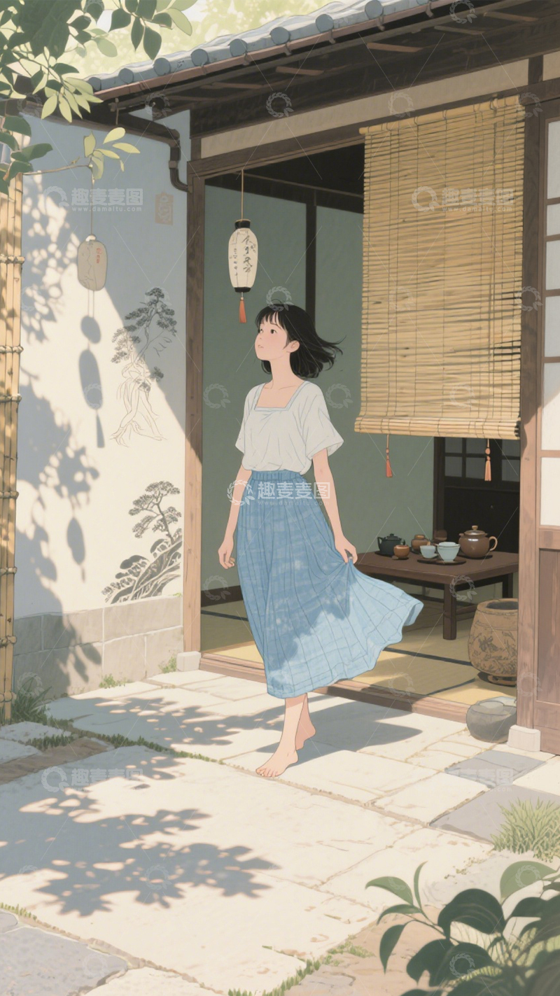 高清大图下载【趣麦麦图】日式庭院的和风漫步2