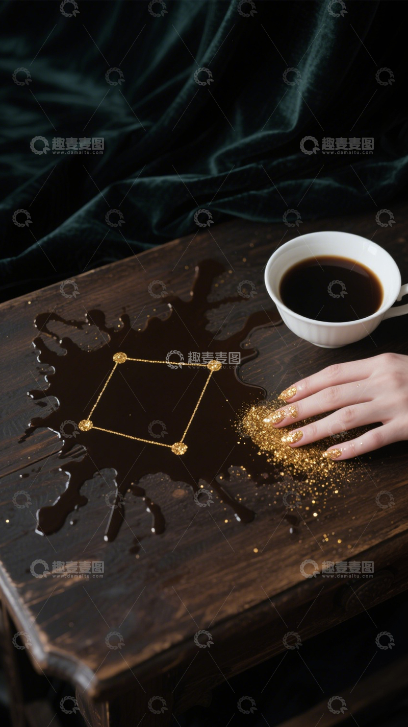 高清大图下载【趣麦麦图】咖啡占星的神秘仪式3