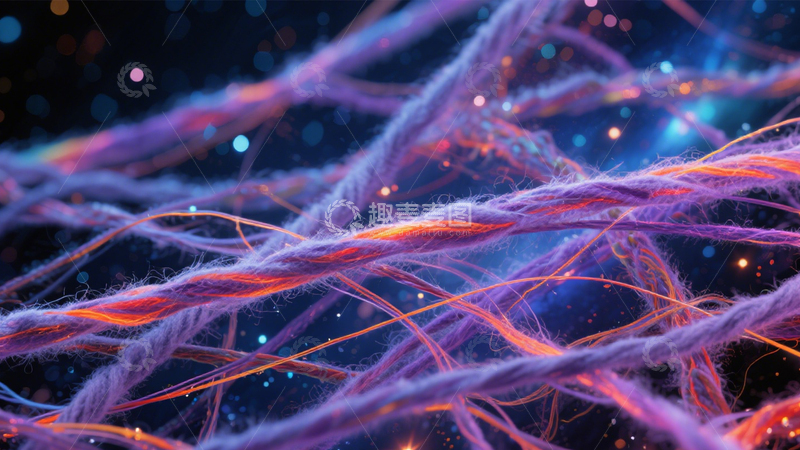 高清大图下载【趣麦麦图】宇宙织物的梦幻星云2