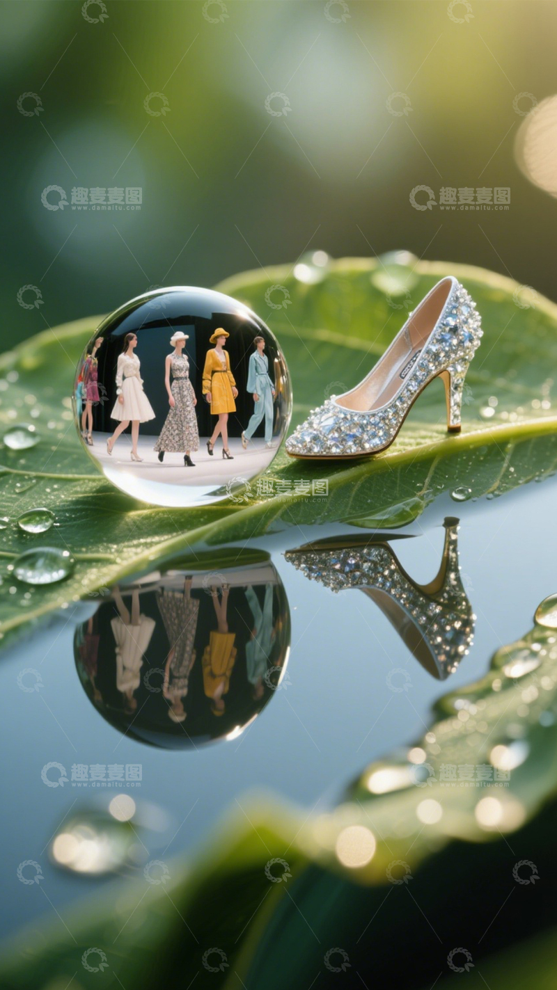 高清大图下载【趣麦麦图】微观时尚的创意走秀