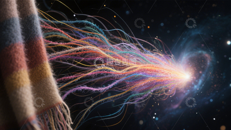 高清大图下载【趣麦麦图】宇宙织物的梦幻星云1