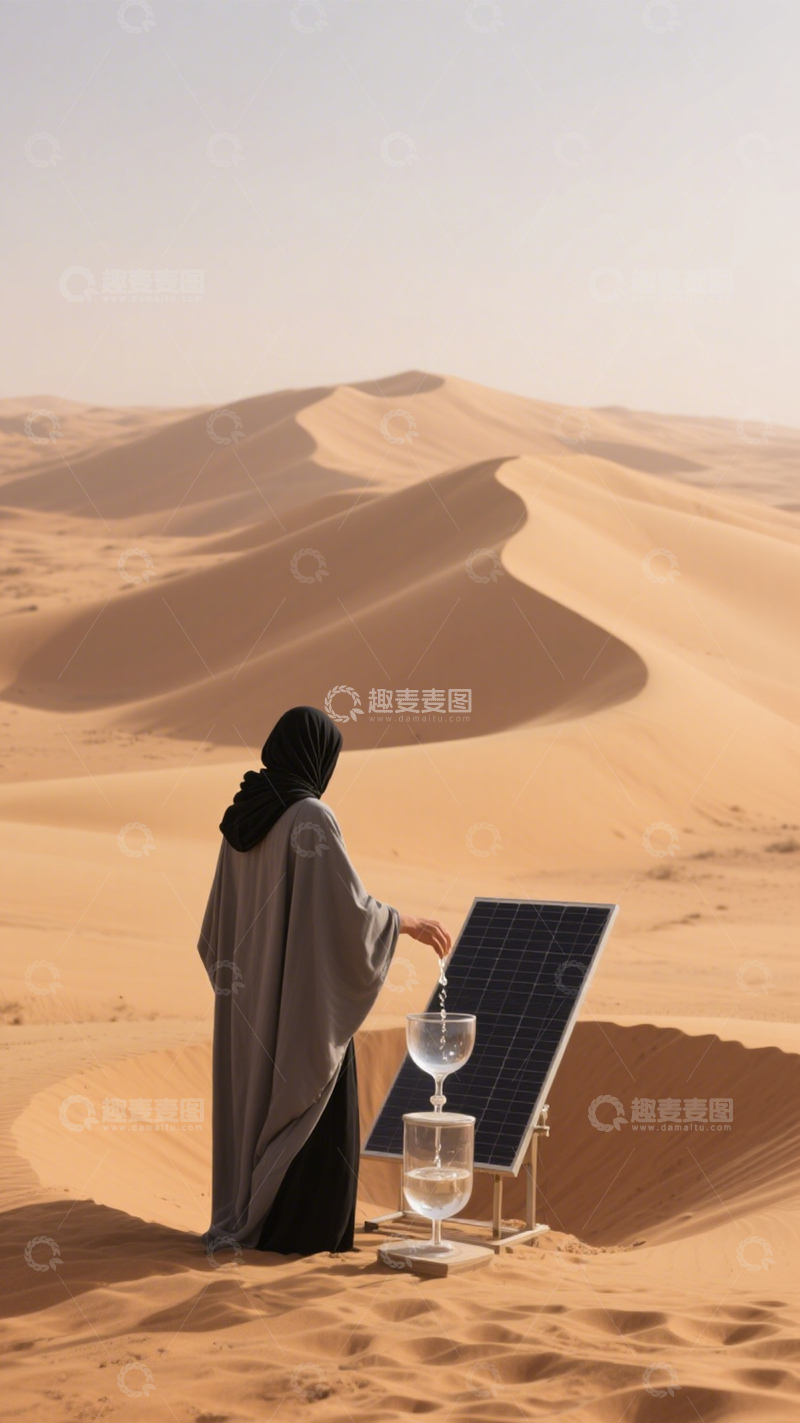高清大图下载【趣麦麦图】沙漠科技的传统创新