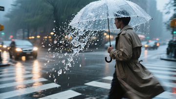 雨中漫步的氛围感街道2