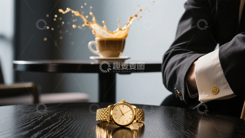 高清大图下载【趣麦麦图】咖啡飞溅的创意生活2