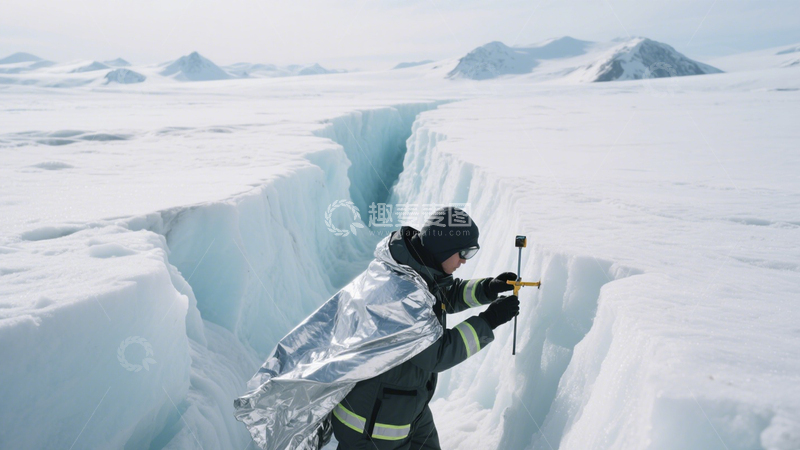 高清大图下载【趣麦麦图】-极地探索的科研寒冷1