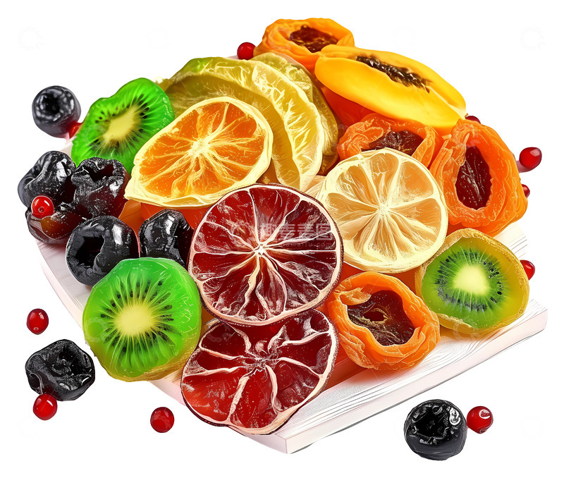 高清大图下载【趣麦麦图】各种干果健康零食3D插画透明png素材