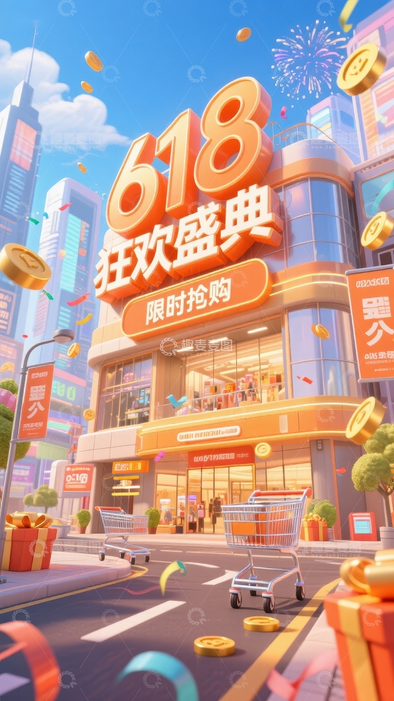 618狂欢节电商海报4