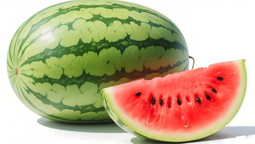 新鲜西瓜图片