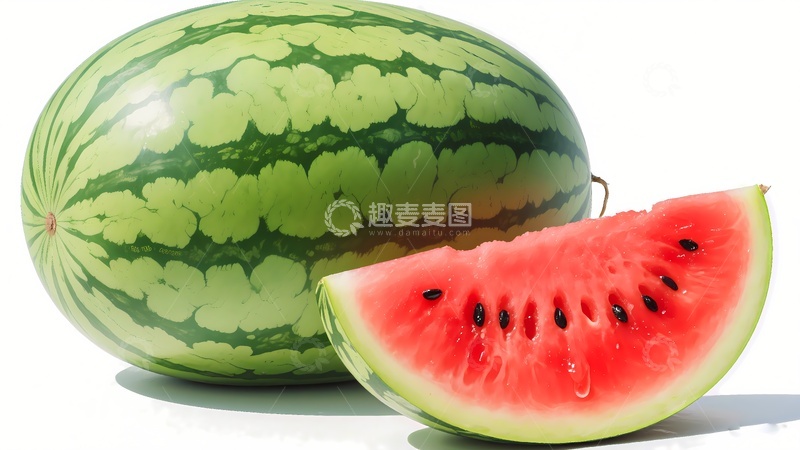 高清大图下载【趣麦麦图】新鲜西瓜图片