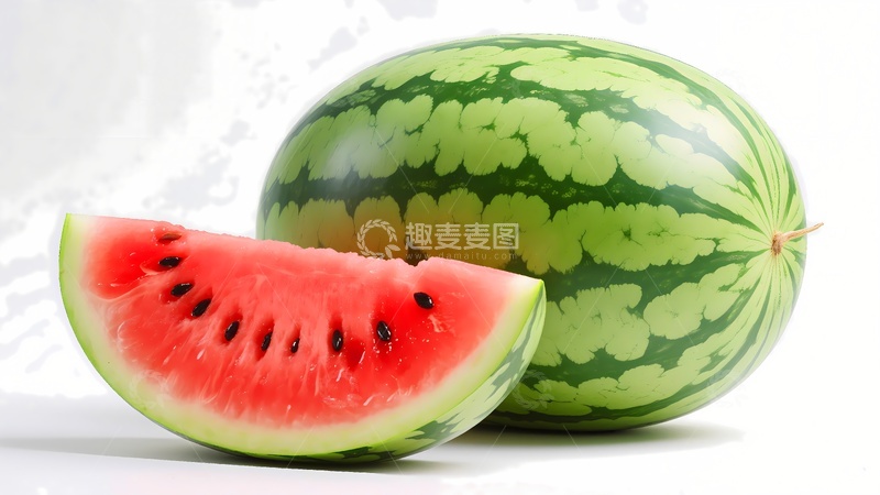 高清大图下载【趣麦麦图】新鲜西瓜图片1