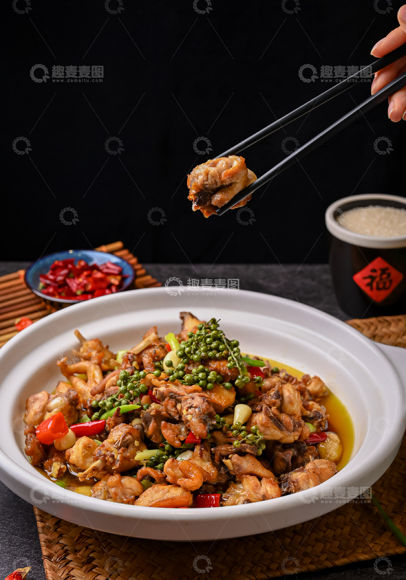 高清大图下载【趣麦麦图】木姜鸡美食图片