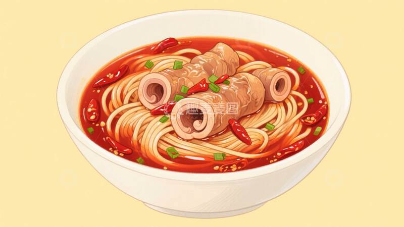 高清大图下载【趣麦麦图】肥肠粉  小吃 美食4