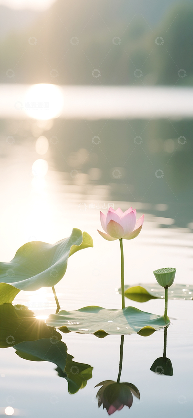 高清大图下载【趣麦麦图】夏日的荷花莲花6