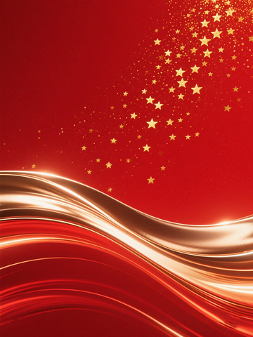 红金主视觉背景16