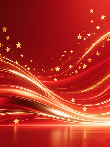 红金主视觉背景17