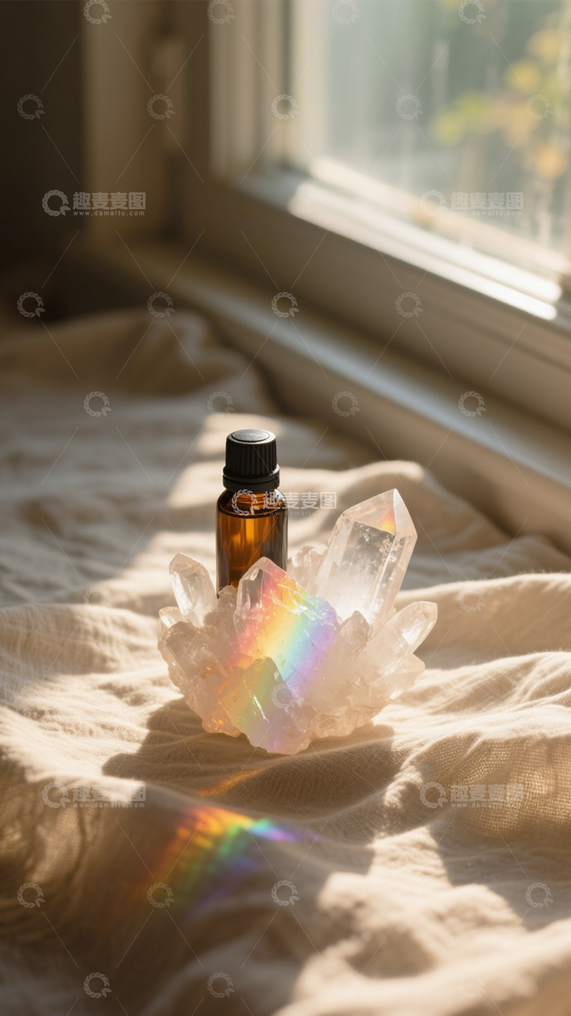 高清大图下载【趣麦麦图】水晶精油疗愈静谧3