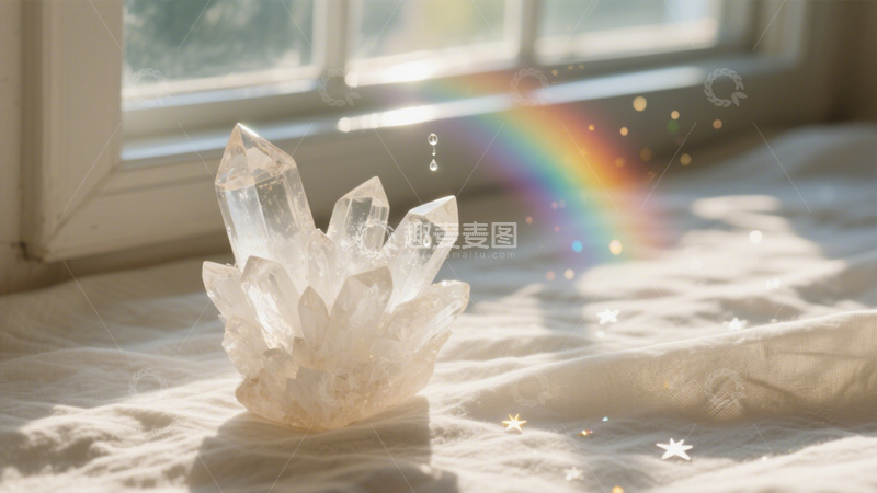 高清大图下载【趣麦麦图】水晶精油疗愈静谧1