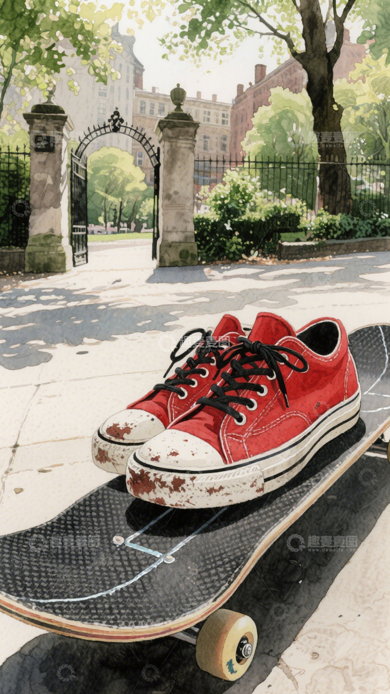 高清大图下载【趣麦麦图】街头板鞋潮流城市2
