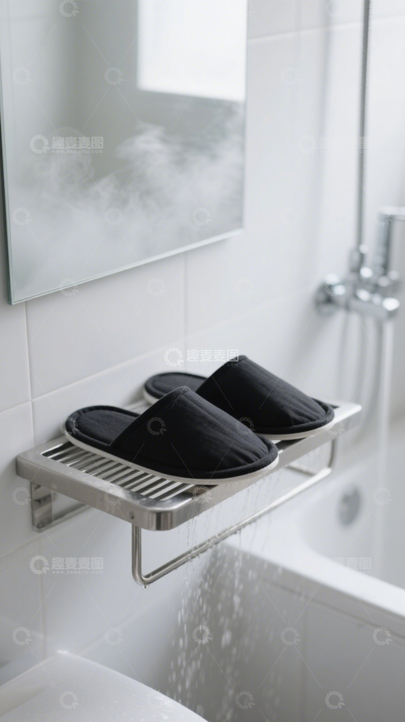 高清大图下载【趣麦麦图】浴室拖鞋居家舒适3