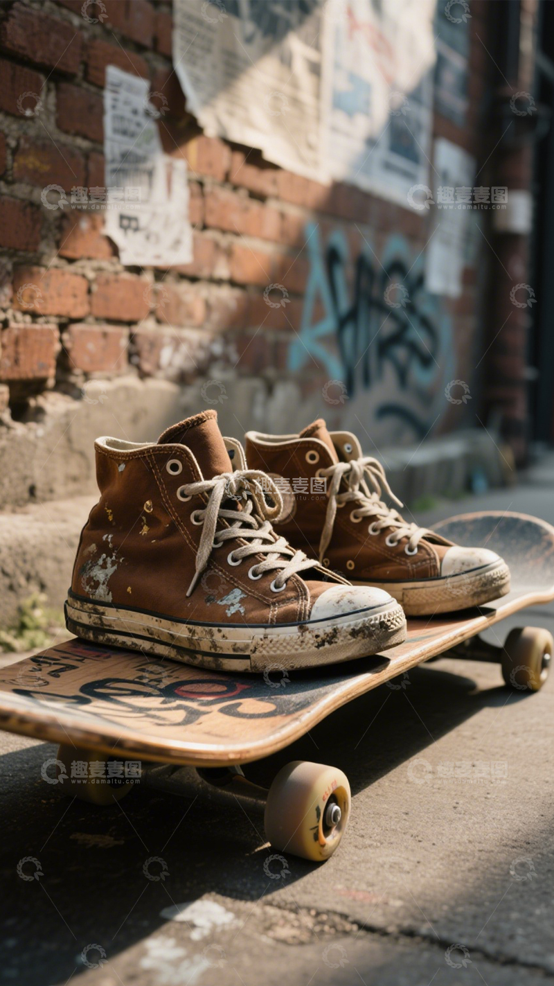 高清大图下载【趣麦麦图】街头板鞋潮流城市3