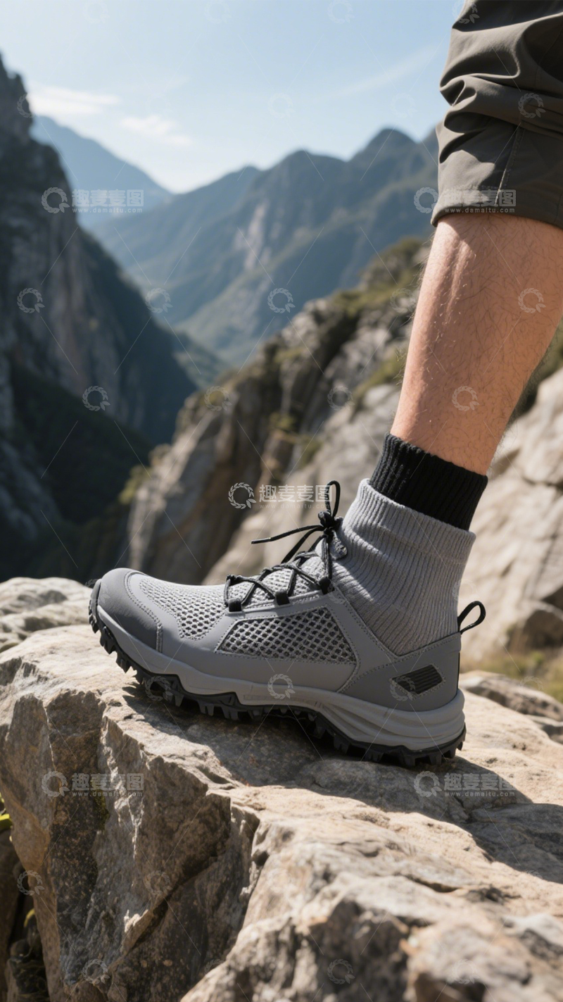 高清大图下载【趣麦麦图】运动鞋户外探索舒适3