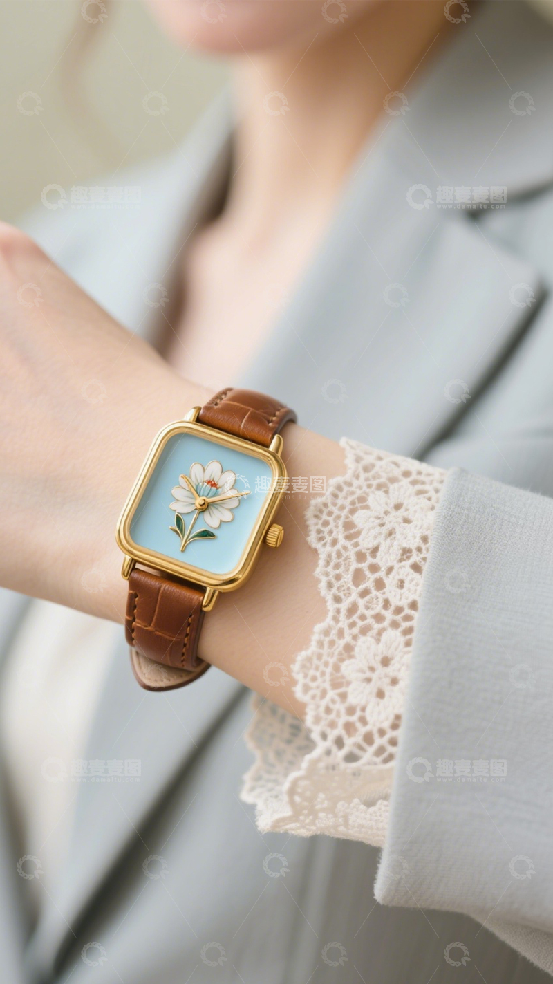 高清大图下载【趣麦麦图】女士手表精致优雅