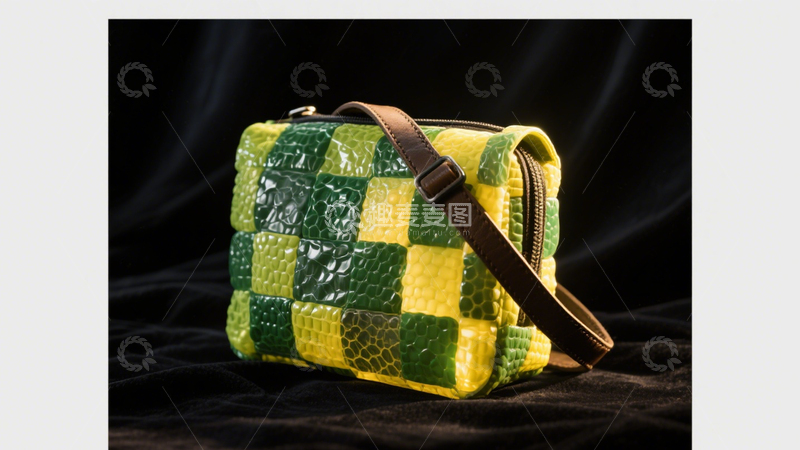 高清大图下载【趣麦麦图】透明拼色包包时尚独特