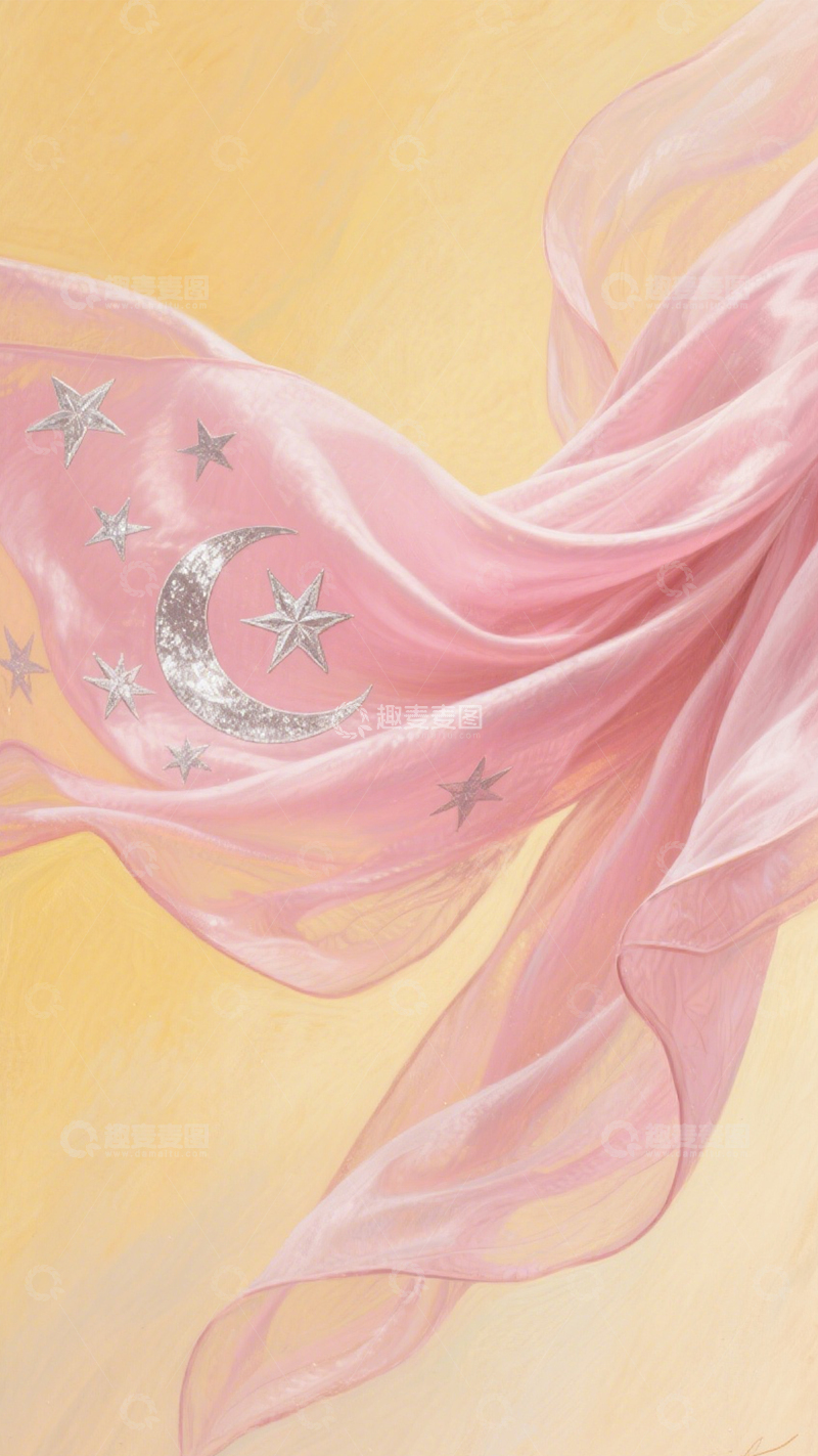 高清大图下载【趣麦麦图】真丝方巾优雅百搭3