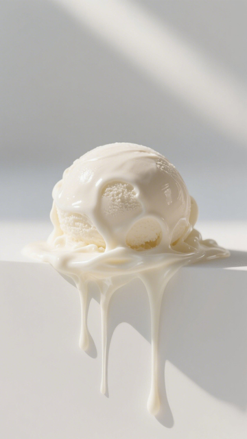 白色冰淇淋夏日清凉3