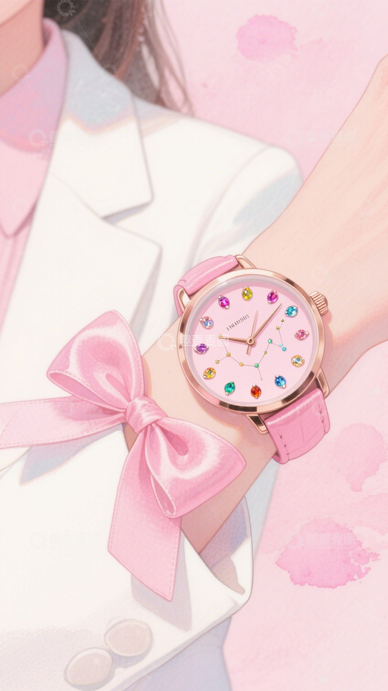 高清大图下载【趣麦麦图】女士手表精致优雅3