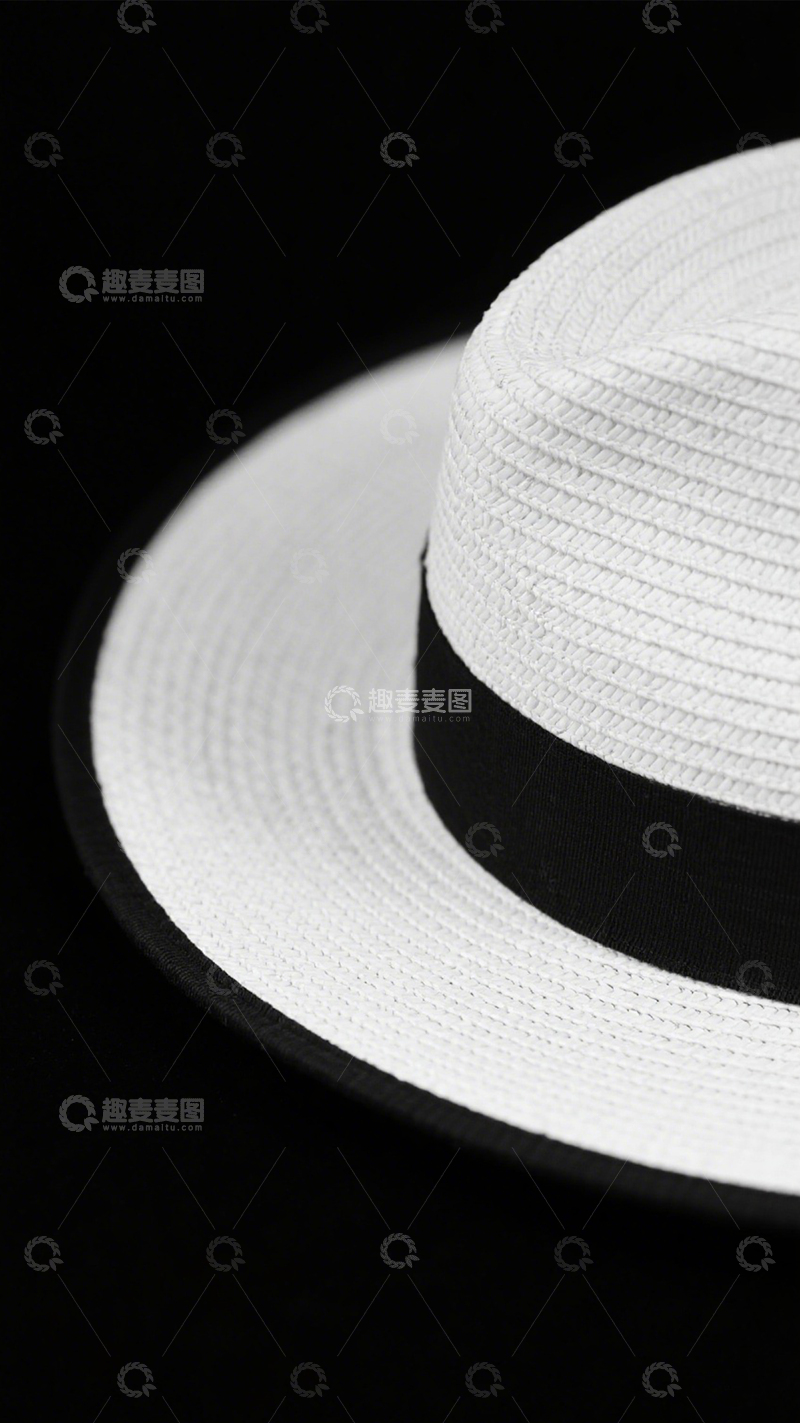 高清大图下载【趣麦麦图】草编礼帽夏日清新3