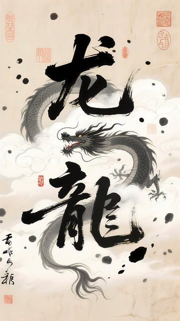 手机壳图案龙插图